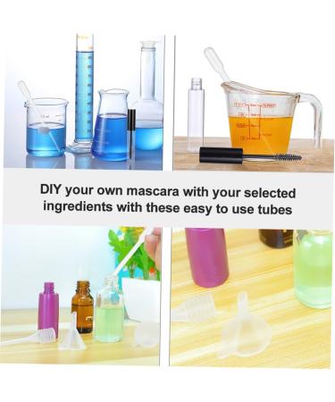Healeved 2 Sets Mascara Tube Travel Bottles Mascara Storage Bottle Eyelash Wand Clear Plastic - Buy Online on GoSupps.com