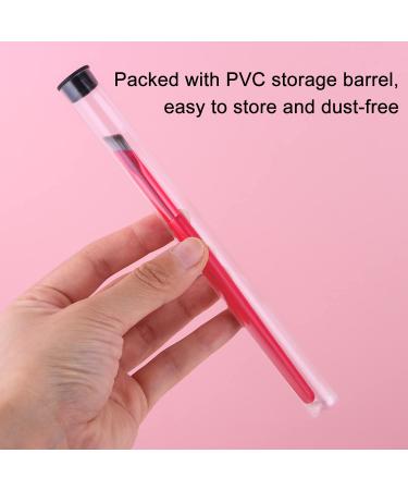 2Pcs Multi-Function Eyebrow Brush Set for Smoky Makeup and Hairline Drawing - Easy to Clean Red Brushes - Buy Online on GoSupps.com