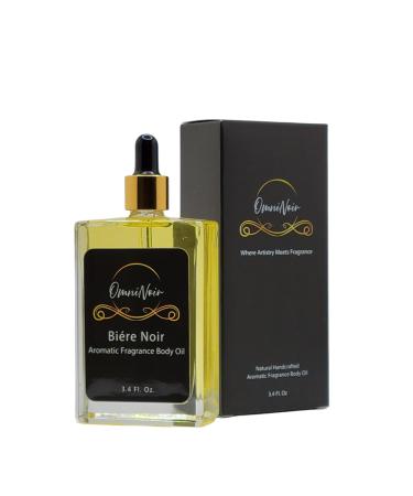 OmniNoir Biere Noir- Parfum Body Oil - 3.4 oz (100ml) - Comparison with Noir 29 Unisex Luxury Perfume