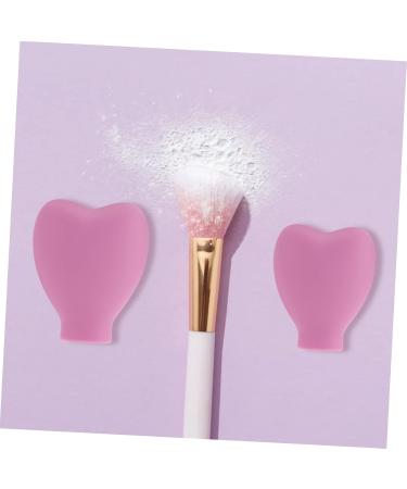 6-Piece Makeup Brush Dust Cover Set | Silicone Cosmetic Brush Holders & Lipstick Protection | Travel-Friendly Beauty Accessories - Buy Online on GoSupps.com