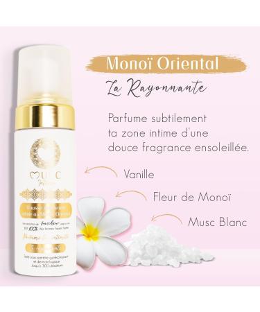  musc intime MUSC INTIME The Official Brand - Intimate Foam - Oriental Monoi - The Radiant One - Gently Cleanses - Gynecologically Tested - 94% Natural Ingredients - 150ml - Buy Online on GoSupps.com