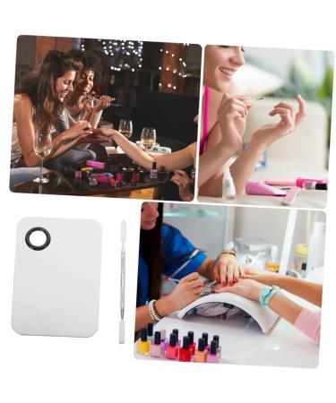 FRCOLOR 12 Sets Makeup Palette Tool Kit - Nail Art Mixing Palettes & Manicure Accessories for Flawless Blending - Buy Online on GoSupps.com