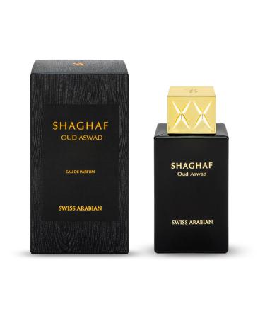 Swiss Arabian Shaghaf Oud Aswad - Luxury Products From Dubai - Long Lasting Personal EDP Spray Fragrance - A Seductive Signature Aroma - 2.5 Oz - Buy Online on GoSupps.com