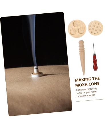 Magiclulu DIY Wooden Mold Tool for Moxa Chip Production - Form Perfect Wormwood Stick Shapes for Herbs - Buy Online on GoSupps.com