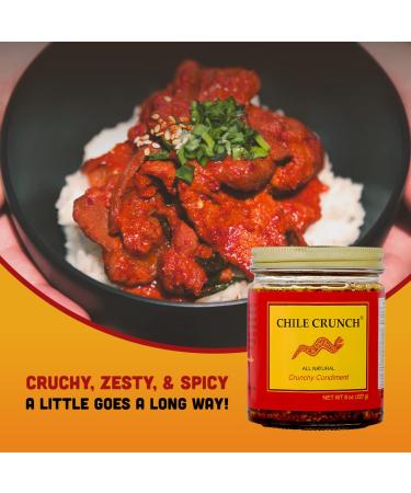 Chile Crunch Original - All-Natural Spicy Condiment - 3 Pack (8oz Each) - Buy Online on GoSupps.com