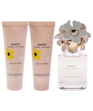 Marc Jacobs Daisy Eau So Fresh 3 Piece Gift Set for Women (Package may vary) Cedar Floral Fresh Raspberry - Buy Online on GoSupps.com