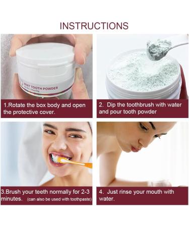 Smile Powder: Natural Tooth Whitening & Cleaning Powder | 100% Organic Toothproof Remover (1 PC) - Buy Online on GoSupps.com
