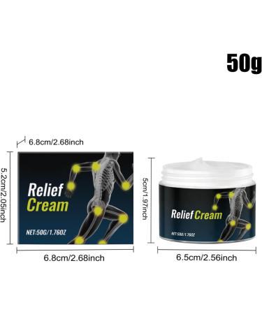 Joint Cream - 50g Natural Moisturizing Butter for Muscle and Joint Care | Non-Greasy Formula for Lumbar Hand Ankle Back Feet Leg Shoulder Waist Arm Relief During Workout Daily Travel Use for Men Women - Buy Online on GoSupps.com