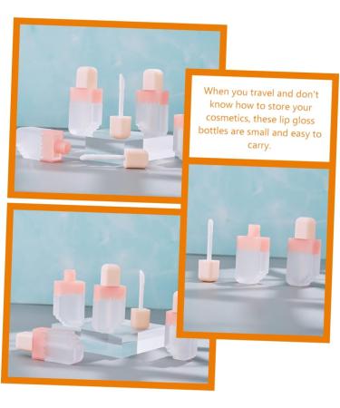 Mobestech 10Pcs Transparent Lip Gloss Tubes With Shape Reusable Bottles For Lip Gloss Lip Oil Lip Balm For Travel Makeup Projects - Buy Online on GoSupps.com
