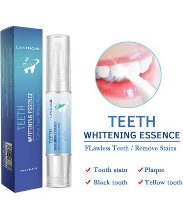 5PC LANTHOME Teeth Whitening Essence Pen - Fast & Effective Tooth Stain Remover Gel - 4ml/pc - Buy Online on GoSupps.com