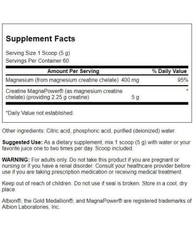 Buy Swanson 100% Pure Creatine Magnapower 10.6 oz (300g) Powder - International Shipping Available | Best for Muscle Growth & Recovery - Buy Online on GoSupps.com
