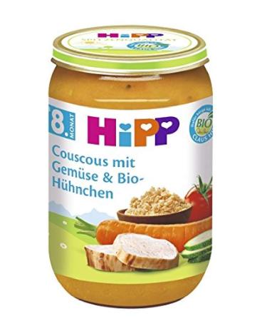 Hipp Small Gourmets Menus - Organic Calf & Chicken Meals Rosemary Potatoes & Couscous 6-Pack (220g x 6) | International Shipping Available - Buy Online on GoSupps.com