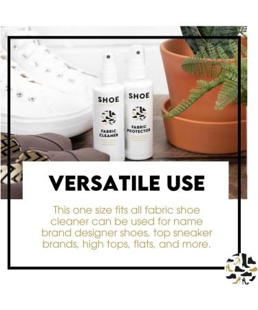 Shoe Clinic Fabric Cleaner and Fabric Protector | Use on Boots Trainers & More for Men & Women Shoe Cleaner - Buy Online on GoSupps.com
