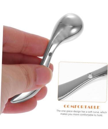 SHERCHPRY 2 Pieces Zinc Alloy Eye Cream Massage Rods Care Promote Blood Circulation Easy to Use for Beauty Relaxation Silver - Buy Online on GoSupps.com