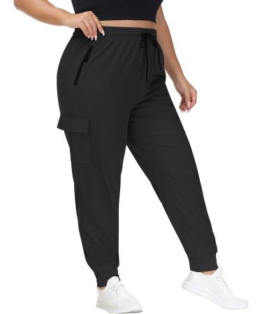 SEKINO Women's Plus Size Quick Dry Hiking Cargo Pants - Black 3X - Buy Online on GoSupps.com