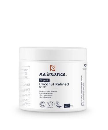Naissance Certified Organic Coconut Oil (No. 227) 250 g - Pure Natural Solid - for Hair Body Face Massage Cosmetics Skin