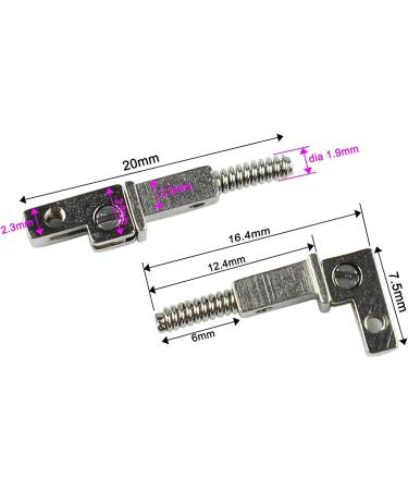 SBTRKT 20 Pairs Plastic Eyeglass Spring Hinges | Replacement Parts & Accessories for Eyeglass Repair - Buy Online on GoSupps.com