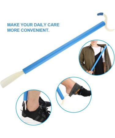 S Shaped Hook Stick Long Handle Mobility Disability Aid Dressing Stick Wheelchair Users for Pregnant Woman - Buy Online on GoSupps.com