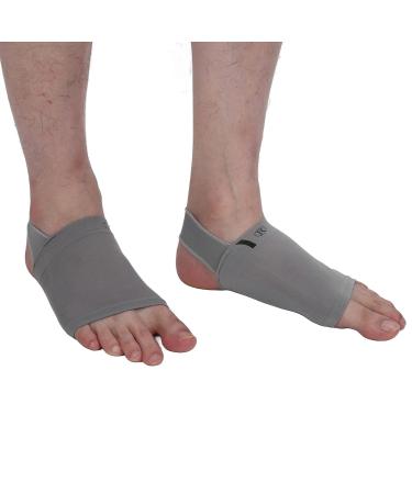 Dioche Arch Support Sleeves for Flat Feet Pain Relief | Compression Brace with Silicone Pads | Washable & Breathable Ankle Support - Buy Online on GoSupps.com