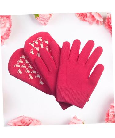 Ipetboom Silicone Gel Spa Heal Gloves Moisture Gloves Moisturizing Gel Gloves Ear Piercing Kit Dry Skin Gloves Cracked Skin Gloves Scent Booster Laundry The Care Socks - Buy Online on GoSupps.com