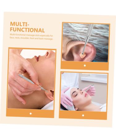 Minkissy 4-Piece Auricular Acupuncture Tools | Face Massage Device | 2 Silver 13x1x1cm - International Shipping Available - Buy Online on GoSupps.com