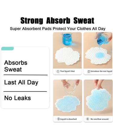 40 Pack Armpit Sweat Pads - Disposable Invisible Absorber Pads for Hyperhidrosis - Men and Women - Buy Online on GoSupps.com