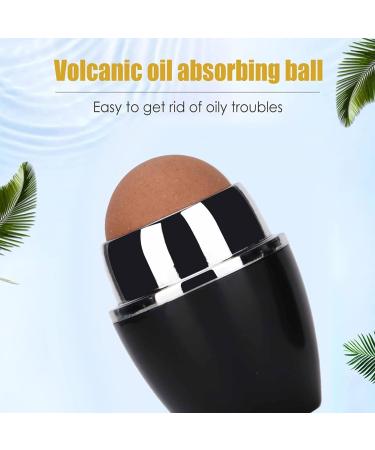 Oil Control Roller - Portable Facial Cleansing & Pore Massage Ball for Oil Absorption & Skin Care (Black) - Buy Online on GoSupps.com