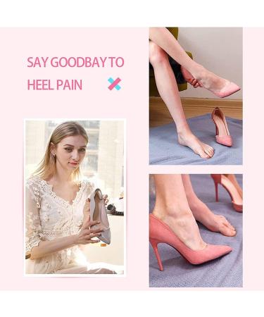 4 Pairs Heel Cushions - Ultimate Protection & Comfort for Shoes | Self Heel Inserts & Sponge Heel Pads - Buy Online on GoSupps.com