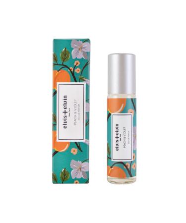 elvis+elvin Clean Eau De Parfum for Women Fragrance Vegan Phthalate & Paraben-Free (Peach & Violet)