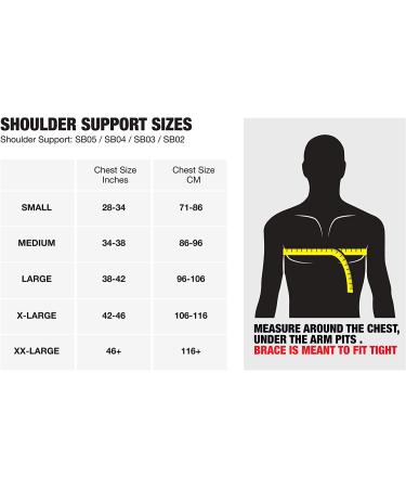 EVS Sports SB03 Shoulder Brace - Black, X-Large | Support & Stability - Buy Online on GoSupps.com