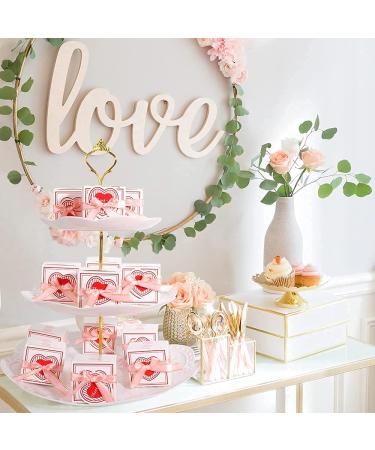 Scented Pink Love Heart Soap Favors - 24 Boxes for Guests | Wedding, Bridal & Baby Shower Keepsakes & Gifts - Buy Online on GoSupps.com