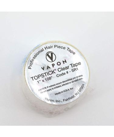 VAPON TOPSTICK Double Sided Roll Tape for Men - Adhesive for Hair Systems Toupees Wigs & Extensions (108 Inch & 1 Inch - Buy Online on GoSupps.com