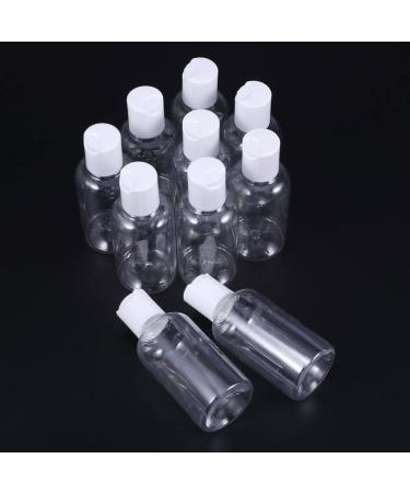 FOMIYES 15 x 75ml Clear Plastic Travel Bottles - Empty Refillable Lotion & Shampoo Containers - Pressure Lock for Liquid Products - Random Color - Buy Online on GoSupps.com