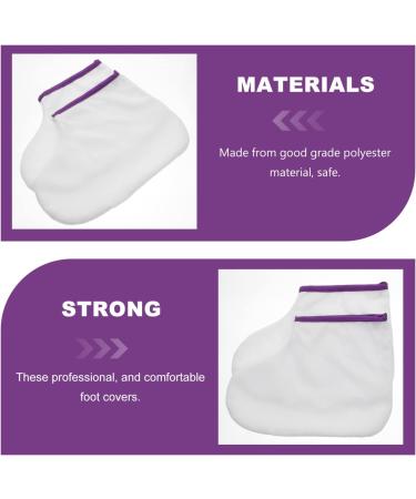 Beaupretty Paraffin Wax Foot Covers | Moisturizing Bathroom Shoes & Ankle Boots - 25.5x19x1.5 cm - International Shipping Available - Buy Online on GoSupps.com