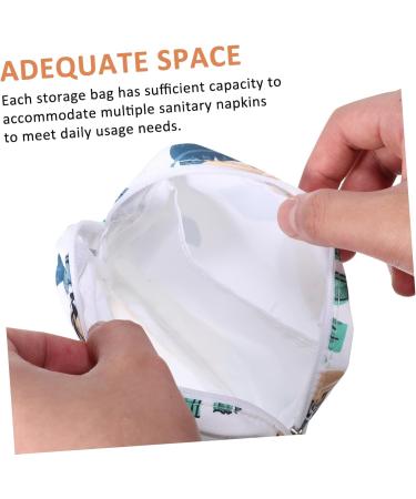 Kombiuda 4-Piece Storage Bag Set for Women - Hygiene Tampons Menstrual Pads & Coin Bags - Perfect for Organizing Feminine Products - Buy Online on GoSupps.com