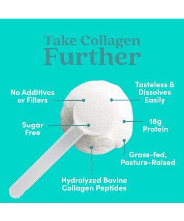 Further Food Collagen Peptides Unflavored 8000 mg - 8 oz (226 g) | Support Joint & Skin Health - Buy Online on GoSupps.com
