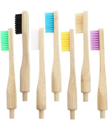 SUICRA 7pcs Lightweight Manual Toothbrushes - Portable Reusable Degradable Eco-Friendly Toothbrushes for Women - International Shipping Available - Buy Online on GoSupps.com
