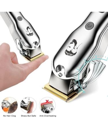 Professional Cordless Hair Clippers - Hair Cutting Tool & Grooming Kit with Cloak | Waterproof Barber Trimmer 696b - Buy Online on GoSupps.com