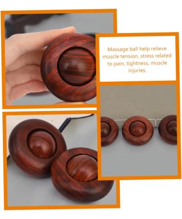Buy Foytoki Hand Massage Balls - Wooden Relaxation & Fitness Handballs for Stress Relief & Massage Therapy - Buy Online on GoSupps.com