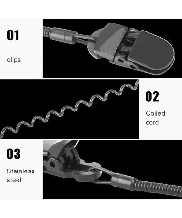 3Pcs Cap Retainers - Hat Clip & Clothing Holder Spiral Cord Accessories for Secure Storage - Buy Online on GoSupps.com