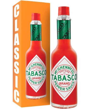 Tabasco Mild Green Pepper Sauce 57ml With Original Red Hot Pepper Sauce 57ml - Bundle Consisting of Tabasco Hot Sauces x2 Pack - Buy Online on GoSupps.com