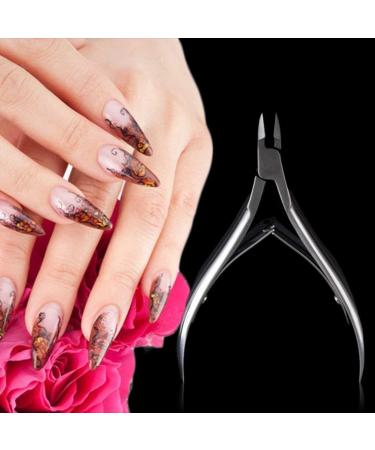 Professional Stainless Steel Cuticle Nipper Cutter Nail Art Clipper Scissor Manicure Tool for Trimming Dead Skin Attractive Processed - Buy Online on GoSupps.com