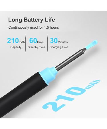 Upgraded Ear Wax Removal Kit - 1080P HD Camera Ear Cleaner with 6 Silicone Spoons | Safe & Effective Earwax Remover for iOS & Android - Buy Online on GoSupps.com