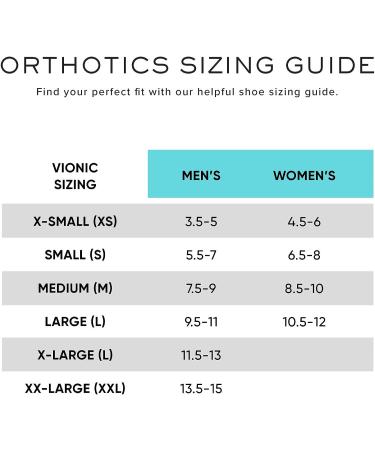 Vionic Relief Full Orthotic Insoles - Multi-colored - Women's 10.5-12/Men's 9.5-11 - Size L - Buy Online on GoSupps.com