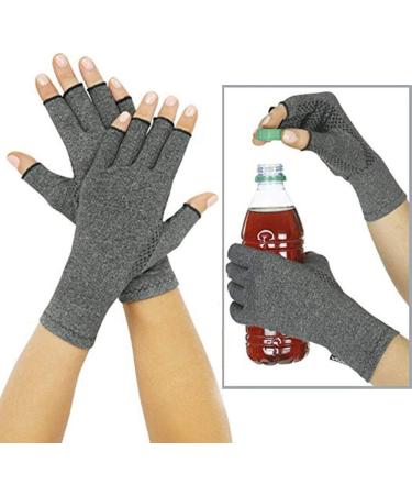 qazaa Compression Glove For Rheumatoid Osteoarthritis - Heat Hand Gloves For Computer Typing Arthritic Joint Pain Relief Carpal Tunnel - Men Women (1 Pair) (L) - Buy Online on GoSupps.com