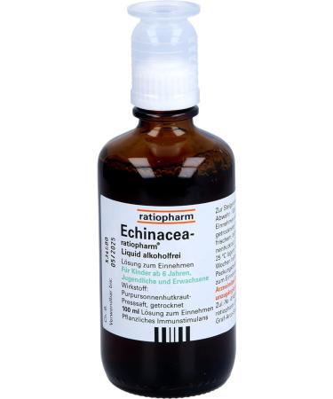 Echinacea RatioPharm Liquid - Alcohol-Free 100 ml for Immune Support | Fast International Shipping - Buy Online on GoSupps.com