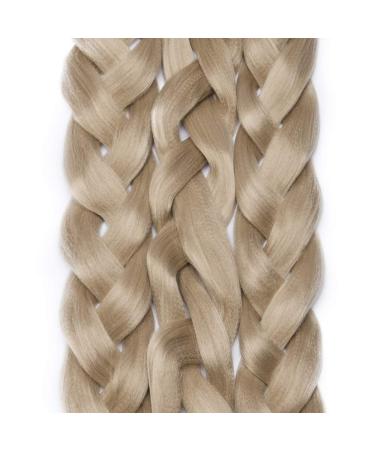 Tess 41 Jumbo Braids Extensions - Medium Blonde Synthetic Crochet Hair 3PCS (165g) - 100cm #24 - Buy Online on GoSupps.com