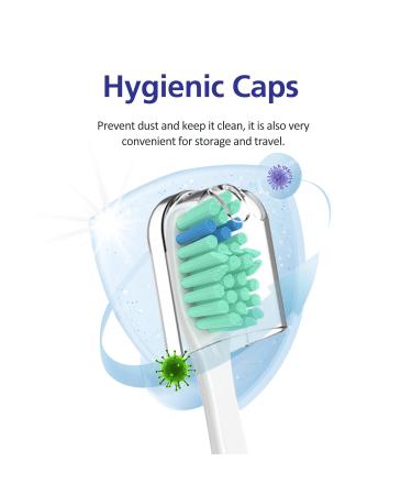 Relax Artist Replacment Brush Heads Compatible with Philips Sonicare E-Series Essence Xtreme Elite Advance and CleanCare Electric Toothbrush Toothbrush Replacment Heads Refills 6 Pack - Buy Online on GoSupps.com