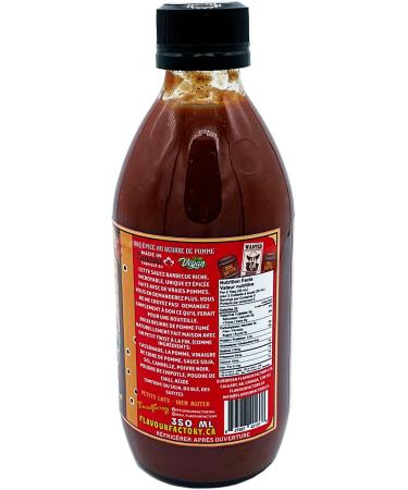 Crossfire Spicy Apple Butter BBQ Sauce Flavor Factory Vegan NON-Vinegar base 350 ml bottle (Pack of 1) Crossfire BBQ Sauce - Buy Online on GoSupps.com