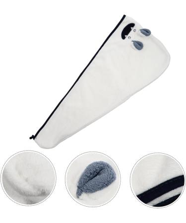 NUSITOU 1pc Coral Fleece Dry Hair Hat Drying Cap for Long Hair Portable Towel Curly Hair Towel Hair Towel Microfiber Drying Cap Hair Dry Turban Water Women's White Quick Dry Hair Cap White 64x24x0.8cm - Buy Online on GoSupps.com